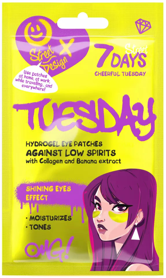 7DAYS skönhet Cheerful Tuesday Hydrogel ögonplåster