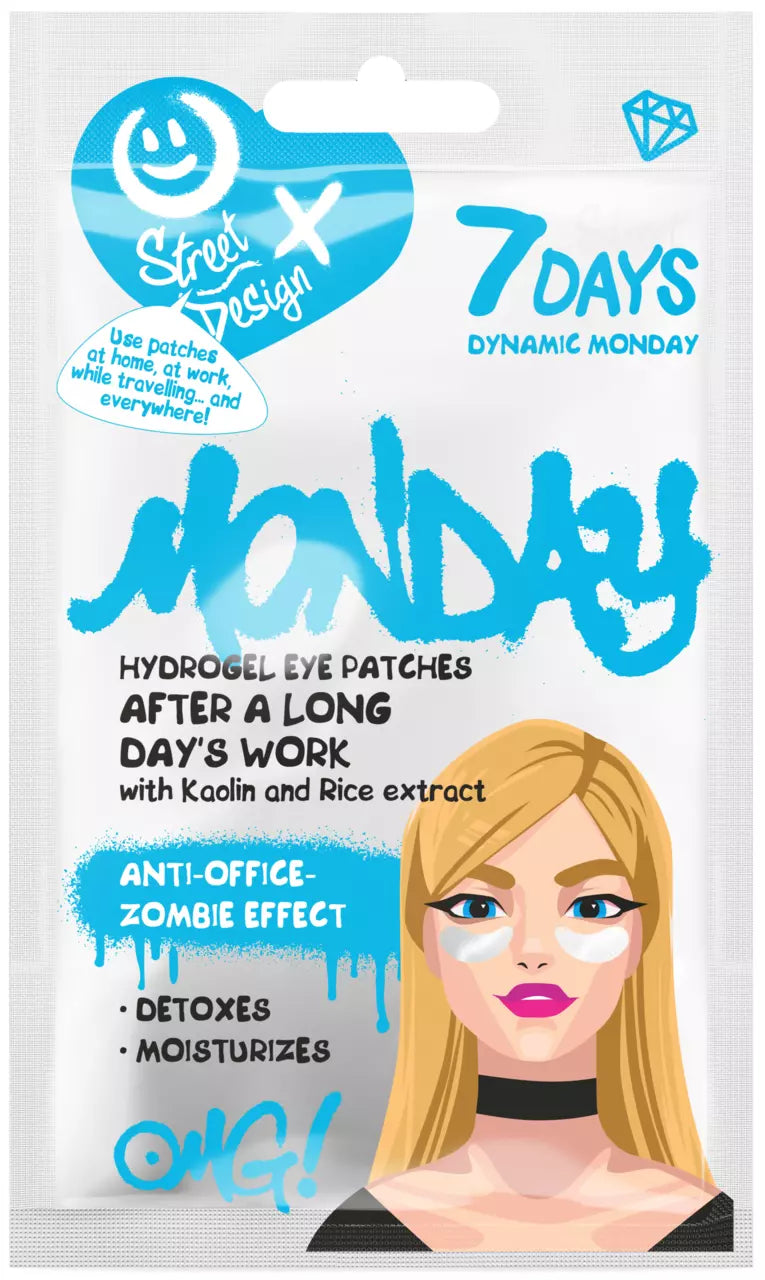 7DAYS Beauty Dynamic Monday Hydrogel eye patches 2 g