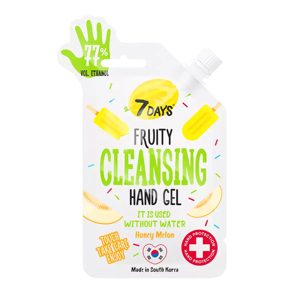 7DAYS Beauty Fruity Hand Cleansing Gel Honey Melon