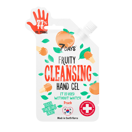 7DAYS Beauty Fruity Hand Cleansing Gel Peach 25 ml