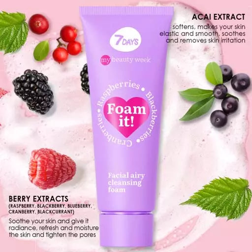 7DAYS Beauty My Beauty Week Foam It! Facial Airy Cleansing Foam 80 ml