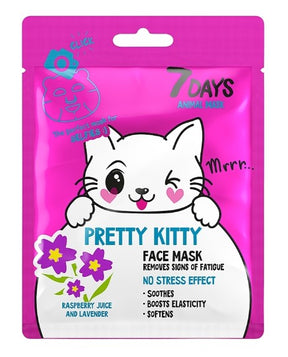 7 Days Animal Ansiktsmask "Pretty Kitty"