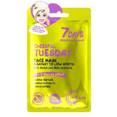 7DAYS Cheerful Tuesday Face Mask 28g Melon Mint Extracts Evens Texture Vitality